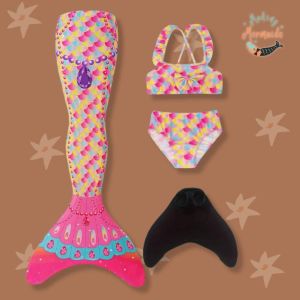Hippie Mermaid Splash Tail with Bikini