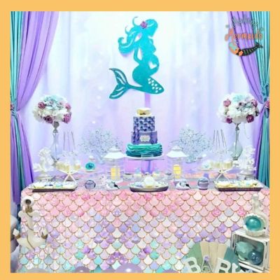Mermaid Party Tablecloth