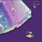 Shimmering Mermaid Dress with Tulle Skirt