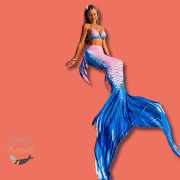 Adult Mermaid Tail set with Side Fins