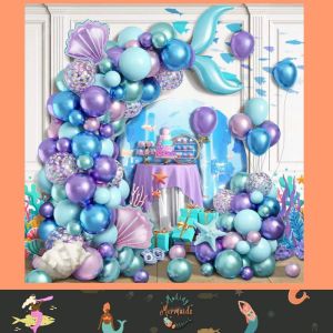 106pc Mermaid Themed Balloon Set