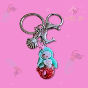 Free – Mermaid charm clip locket