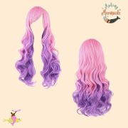 Double Pink Long Mermaid Wig