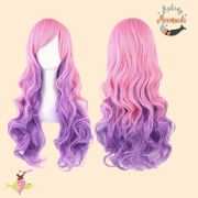 Double Pink Long Mermaid Wig