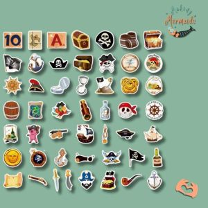 pirate sticker pack