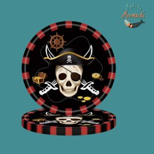 pirate dessert plates