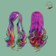 Rainbow Long Mermaid Wig