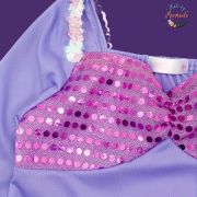 Girls’ Enchanting Sleeved Mermaid Gown