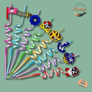 Pirate drinking straw