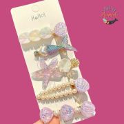 5 pcs Barrette Mermaid Hair Clips