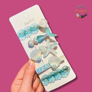 5 pcs Barrette Mermaid Hair Clips