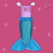 Girls’ Enchanting Sleeveless Mermaid Gown