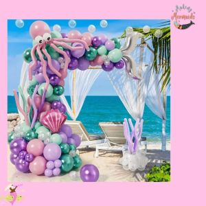 142pc Underwater Garden Themed Balloon Set