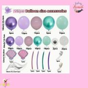 142pc Underwater Garden Themed Balloon Set