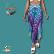 Mesmerising Mermaid Leggings with Decorative Side Fins