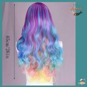 Rainbow Long Mermaid Wig