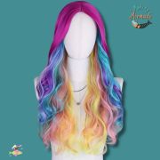 Rainbow Long Mermaid Wig