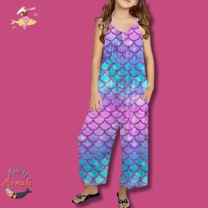 Girls Mermaid Jumpsuit