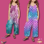 Girls Mermaid Jumpsuit