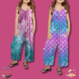 Girls Mermaid Jumpsuit