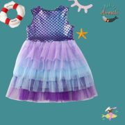 Layered Tulle Mermaid Dress