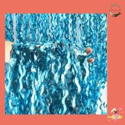 Blue Waves Long Fringe Backdrop