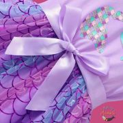 Young Girls Fancy Mermaid Dress with Bow