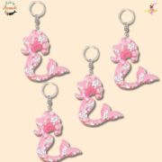 Ocean Glitter Keychains