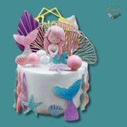 Mermaid themed Cake Decoration Set