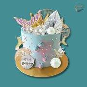 Mermaid themed Cake Decoration Set