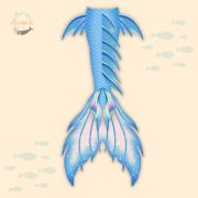Magical-dream performance mermaid tail