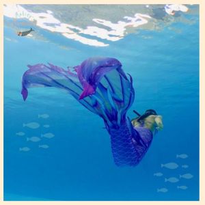Magical-dream performance mermaid tail