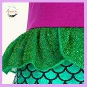 Shimmerfin Mermaid Costume Dress – Pink & Emerald Fantasy Gown
