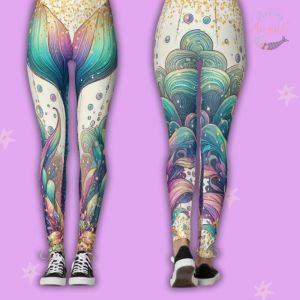 Ocean Soul Mermaid Leggings – Flow, Spirit & Sea Magic