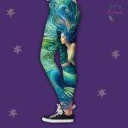 Sea Oracle Mermaid Leggings – Keeper of Ocean Dreams