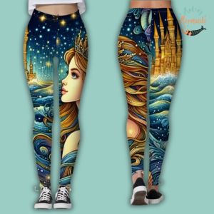 Ocean Crown Mermaid Leggings – Guardian of the Tides