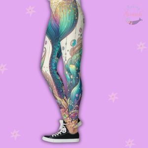 Ocean Soul Mermaid Leggings – Flow, Spirit & Sea Magic