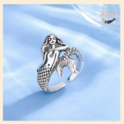 front facing mermaid ring
