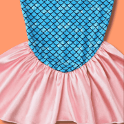 Girls Winter Mermaid Dress
