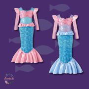 Girls Winter Mermaid Dress