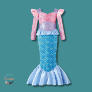 Girls Winter Mermaid Dress