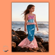 Girls Bubblegum & Candy Floss Mermaid Dress