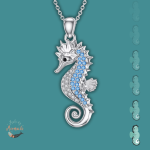 Jewel Encrusted Seahorse Pendant